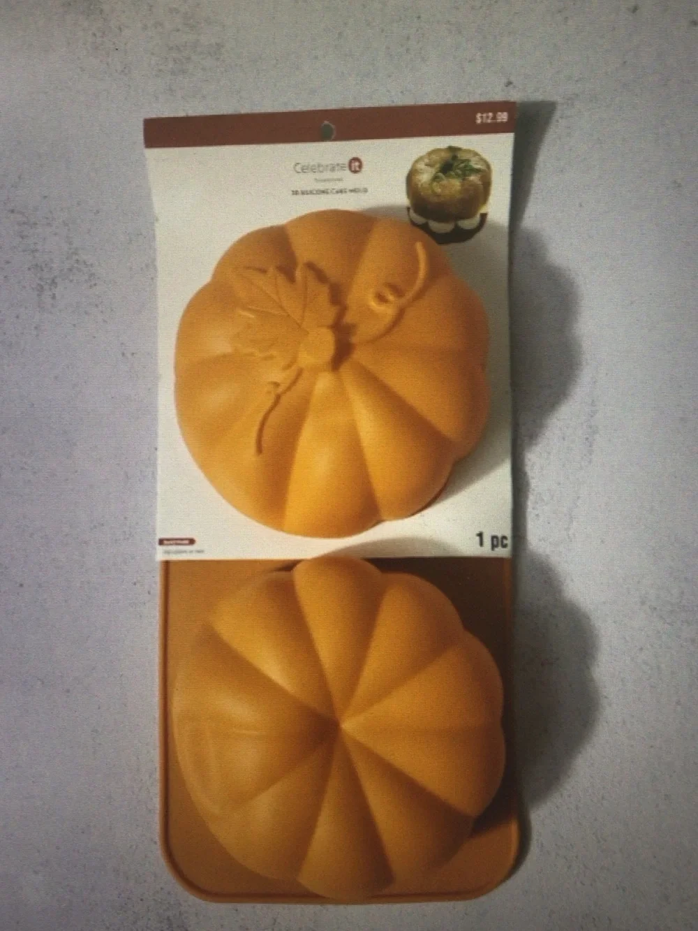 Pumpkin Shaped 3D Silicone Cake Mold